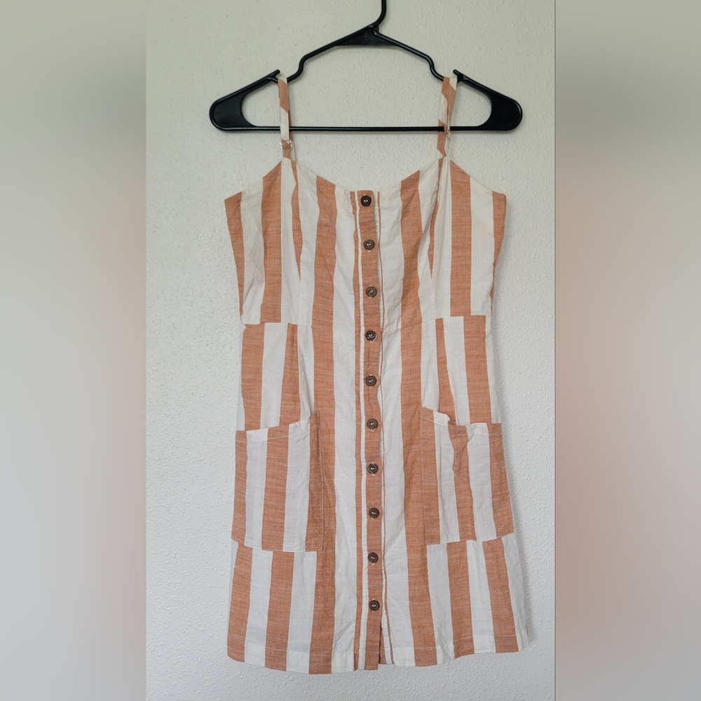 FOREVER 21 striped summer dress size large. - Picture 7 of 9